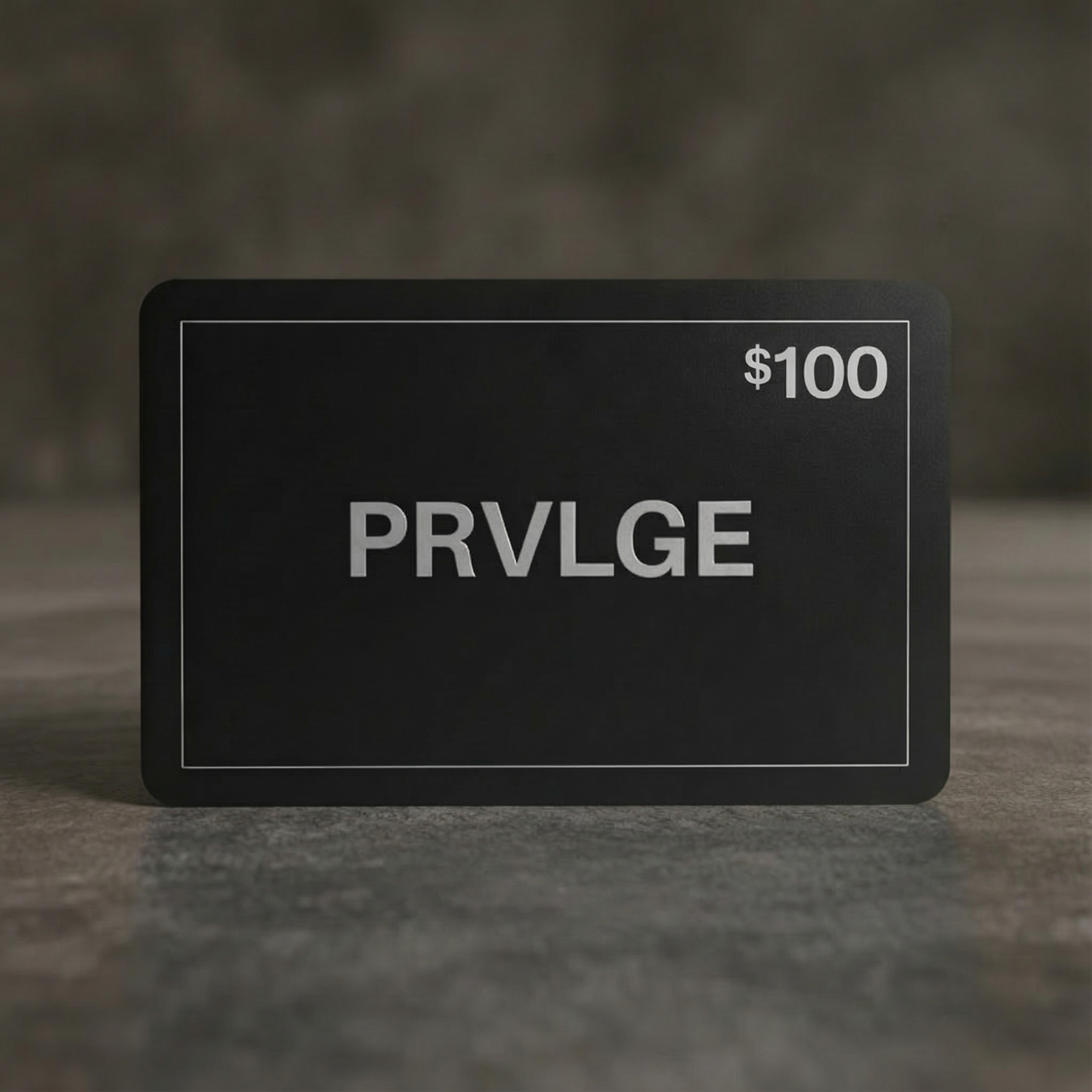 PRVLGE Store Gift Certificate